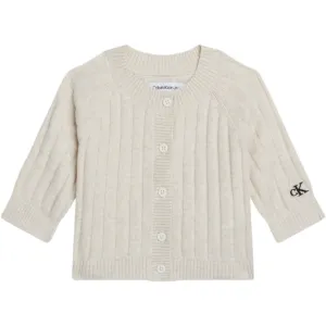 Calvin Klein Cardigan Vanilla Heather Famous Esteemed