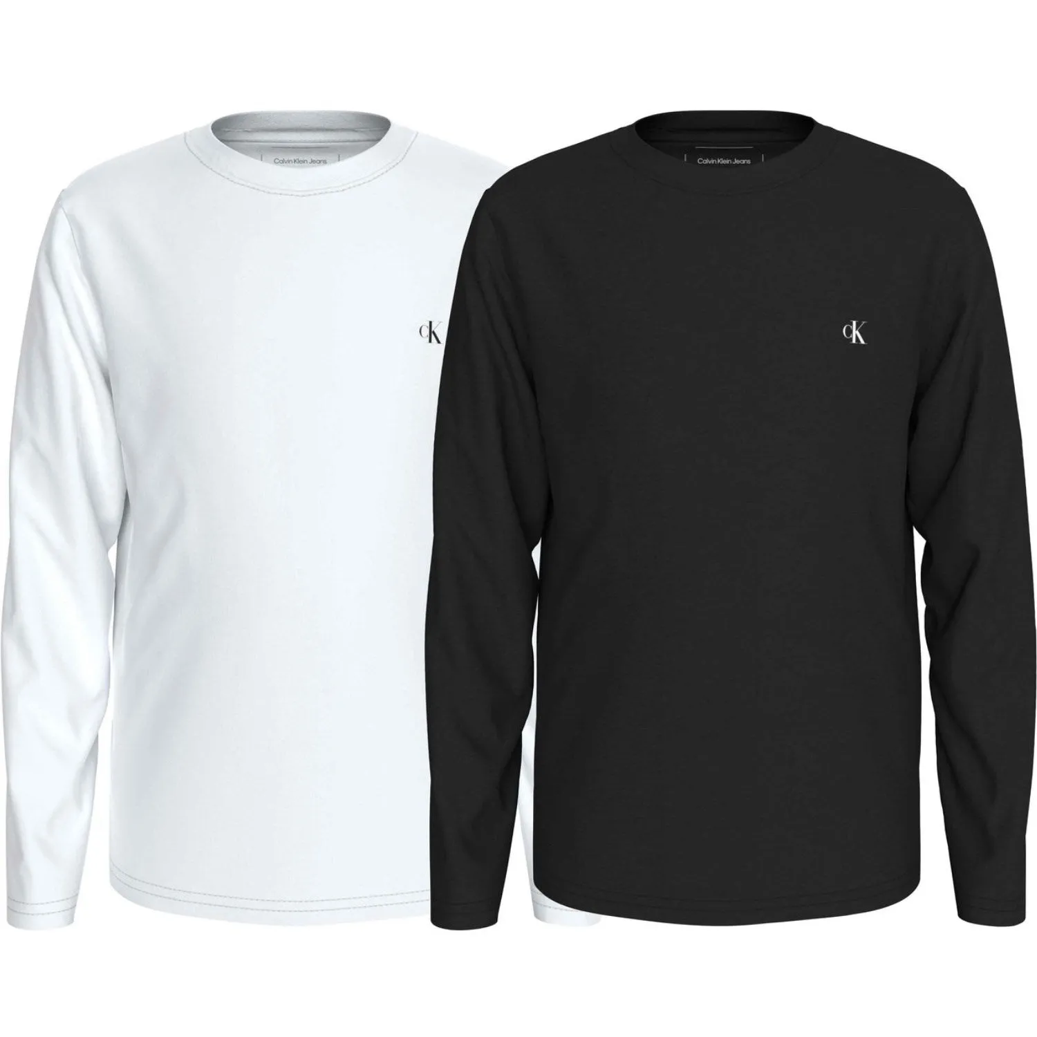 Calvin Klein Ck Black / Bright White 2-Pack Chest Mono Blouse Refined Renowned