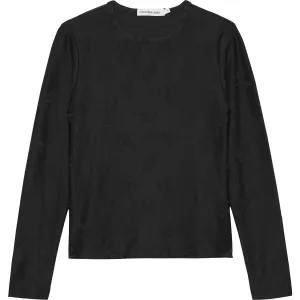 Calvin Klein Ck Black Ck Jacquard Slim Blouse Elite Lavish