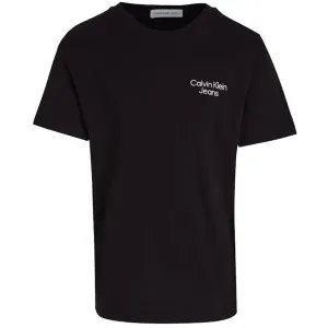 Calvin Klein Ck Black Ckj Stack LAndo Tee Ss Alluring Original