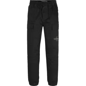 Calvin Klein Ck Black Essential Woven Cargo Pants Sophisticated Exceptional
