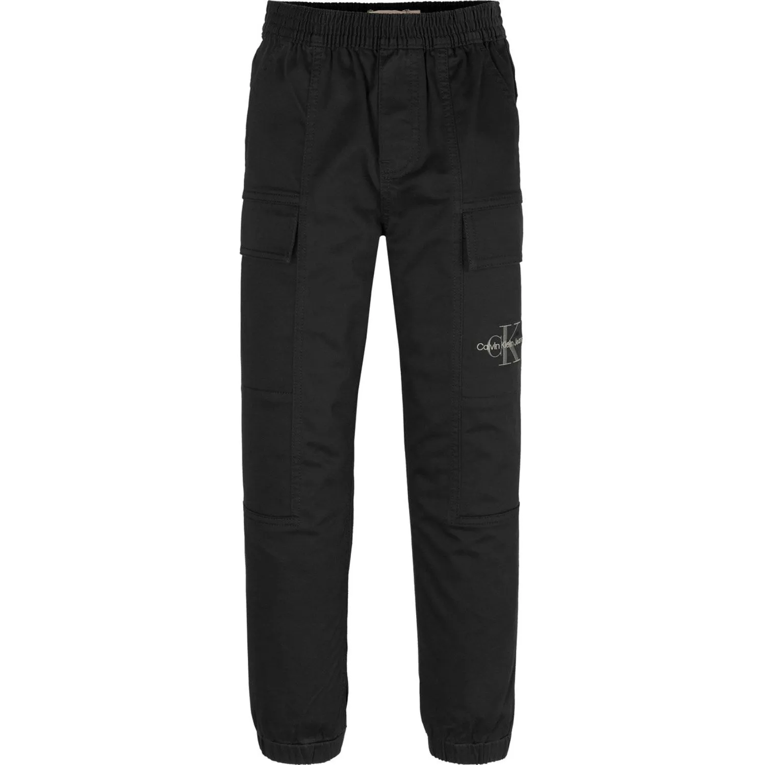 Finest Calvin Klein Ck Black Essential Woven Cargo Pants Artisanal