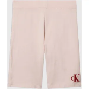 Calvin Klein CK Logo Cycling Shorts Sepia Rose Elegance Enchanting