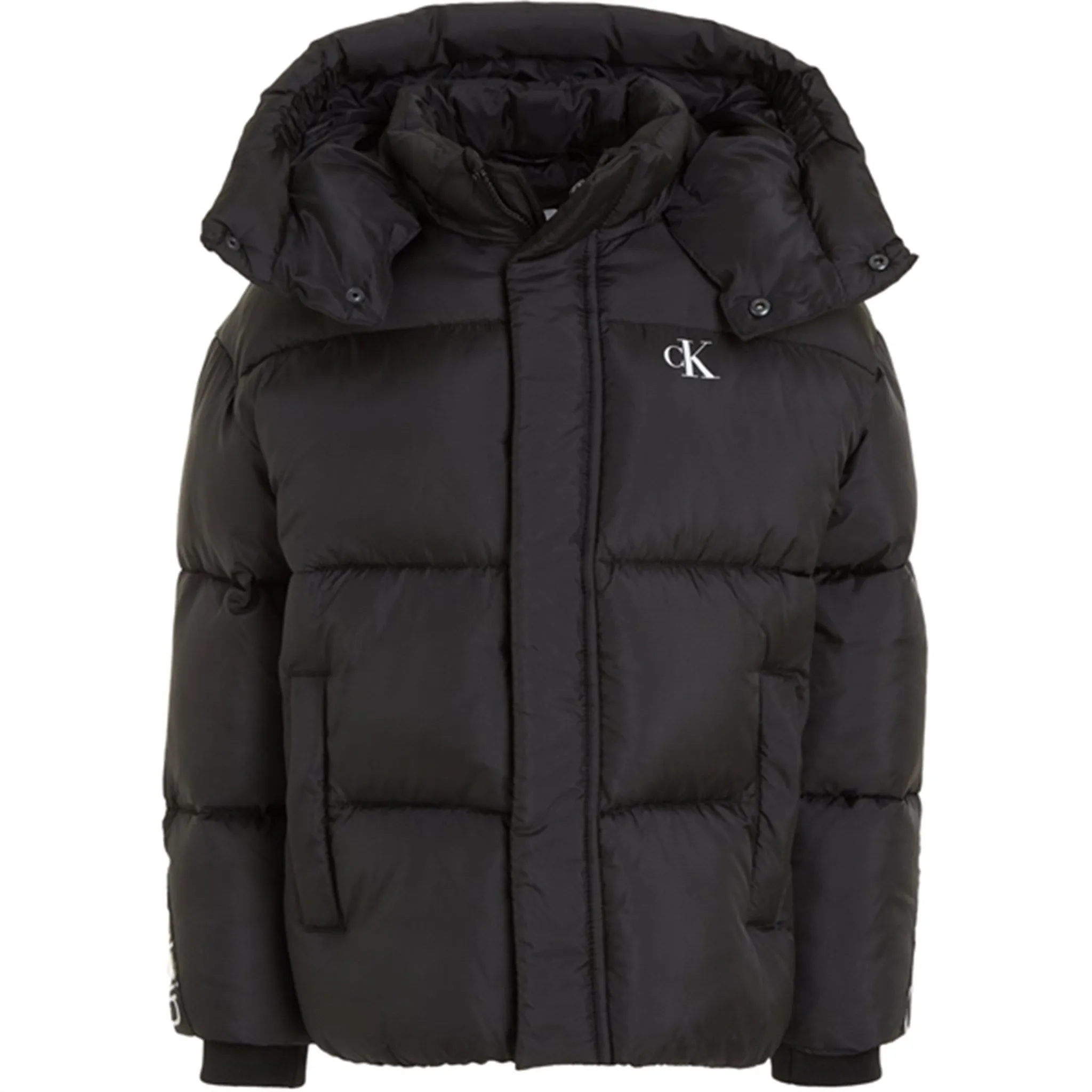 Distinctive Calvin Klein Ckj Logo Tape Puffer Jacket Ck Black Perfection