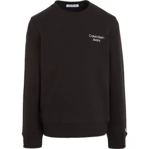 Calvin Klein Ckj Stack Logo Sweatshirt Ck Black Cutting-edge Treasure