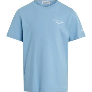 Calvin Klein CKJ Stack Logo T-Shirt Dusk Blue High-end Futuristic