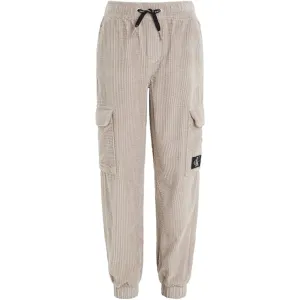 Calvin Klein Corduroy Badge Cargo Jogging Pants Porpoise Appealing Elite