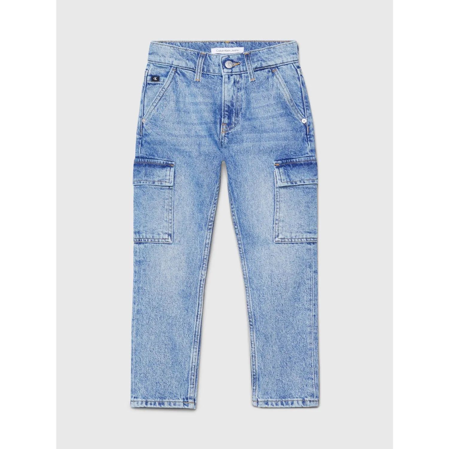 Calvin Klein Dad Denim Jeans Iconic Mid Blue Luxury Exclusive