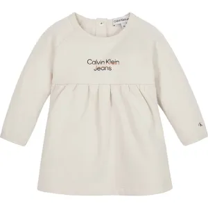 Calvin Klein Hero Logo Fleece Dress Whitecap Gray Durable Elite