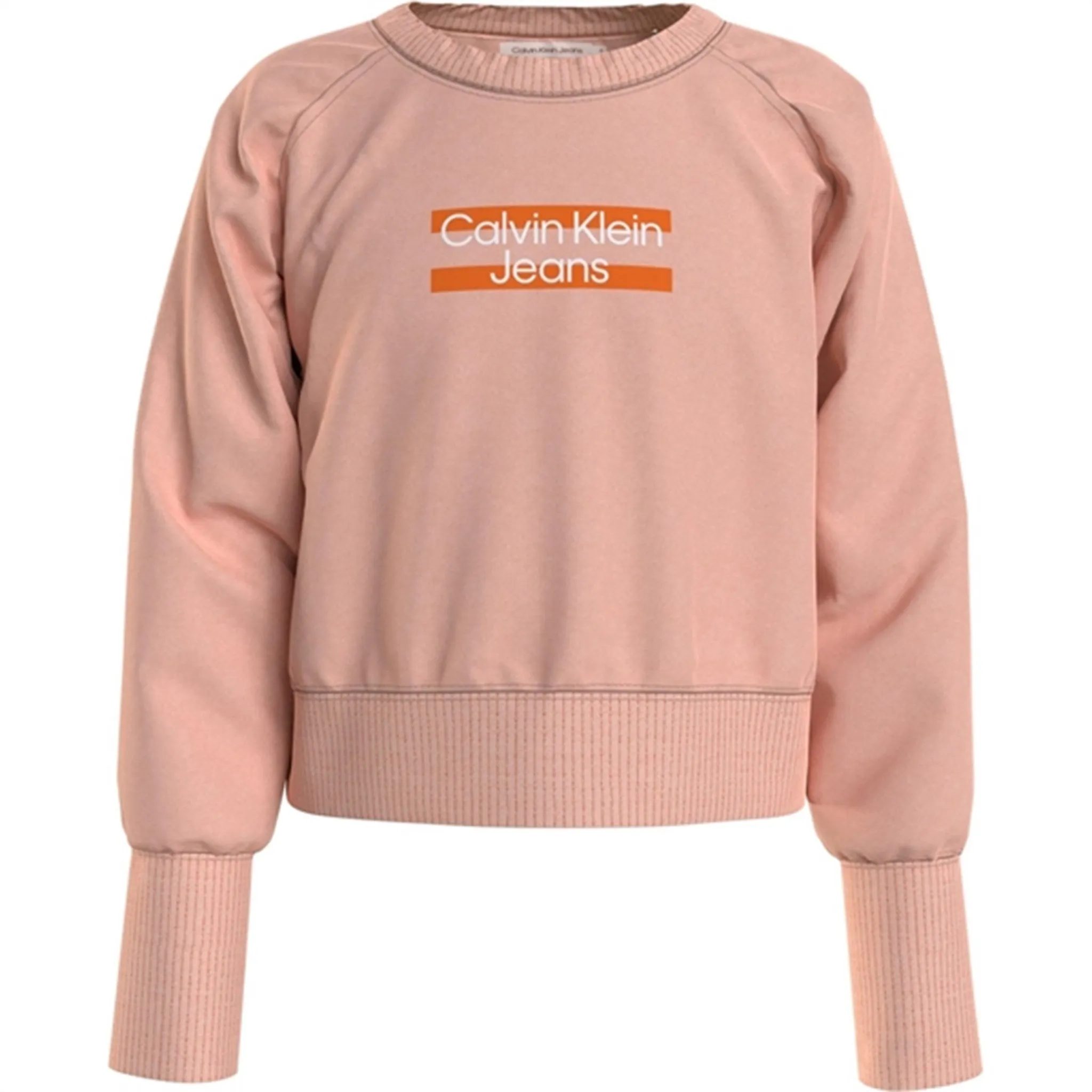 Calvin Klein Hero Logo Sweatshirt Fresh Cantaloupe Upscale Innovation