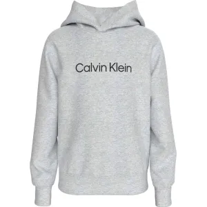 Calvin Klein Ivory Grey Heather Inst. LAndo Reg. Terry Hoodie Impeccable Creative