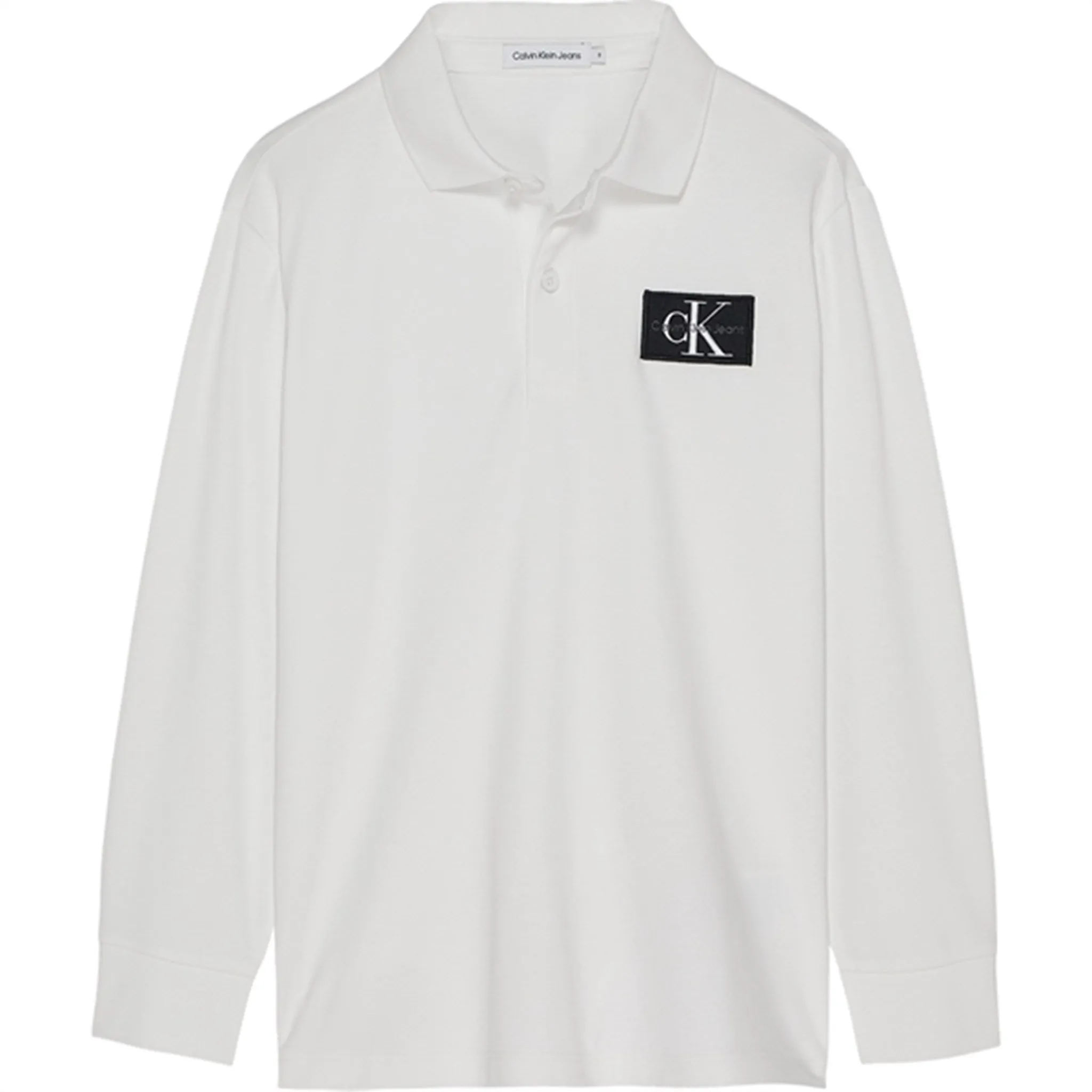 Calvin Klein Jersey Logo Polo Bright White Enchanting Universal