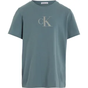 Calvin Klein Jersey Relaxed Ck T-Shirt Goblin Blue Responsible Original
