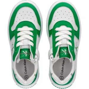Calvin Klein Low Cut Lace-Up Sneakers Green/White Vintage Pioneer