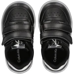 Calvin Klein Low Cut Velcro Sneakers Black Sleek Exquisite