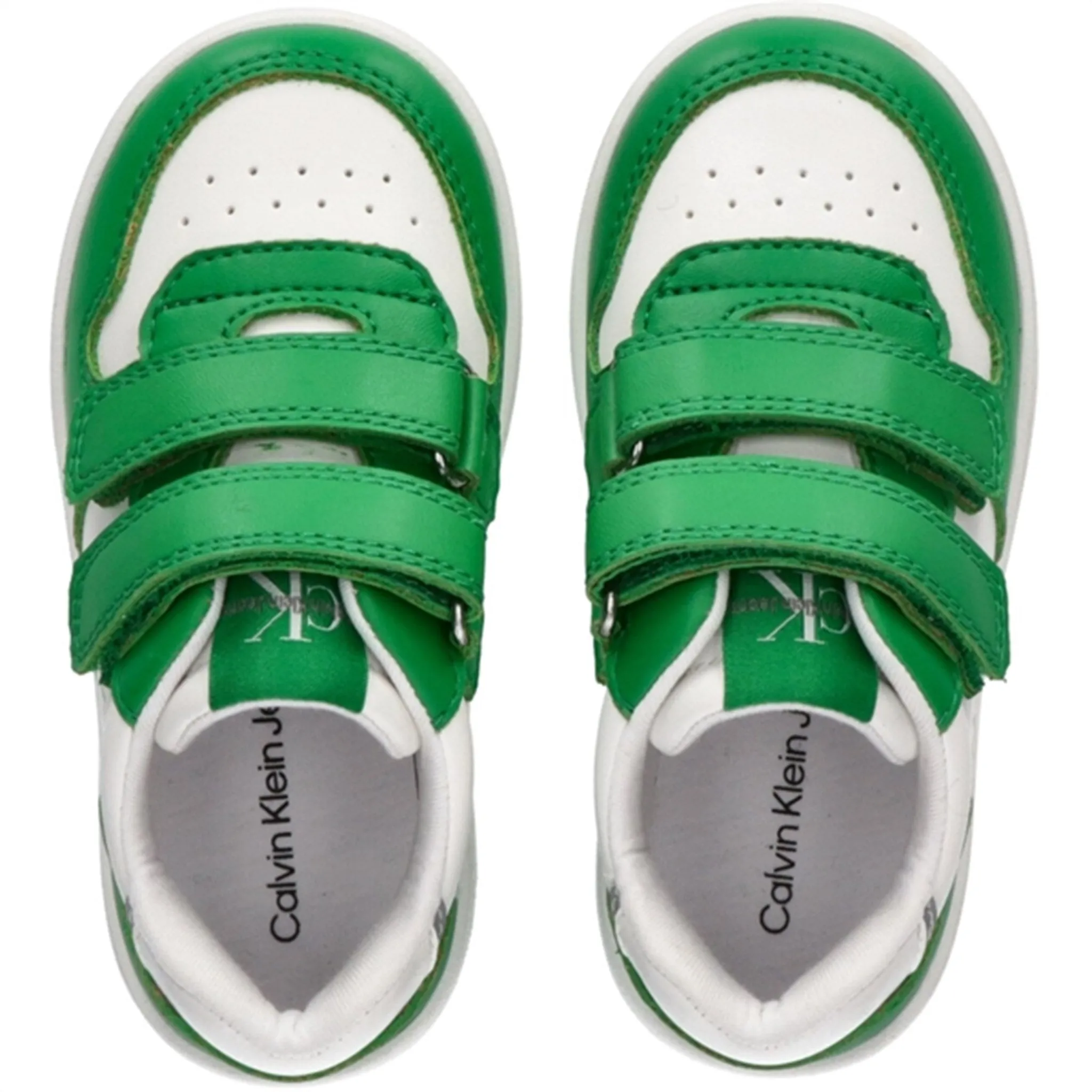 Calvin Klein Low Cut Velcro Sneakers Green/White Enchanting Prestige