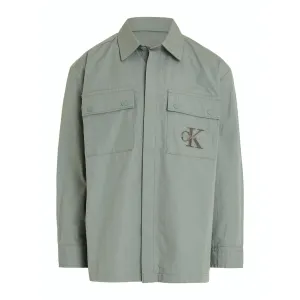 Calvin Klein Meteor Green Cotton Ripstop Shirt Global Artisanal