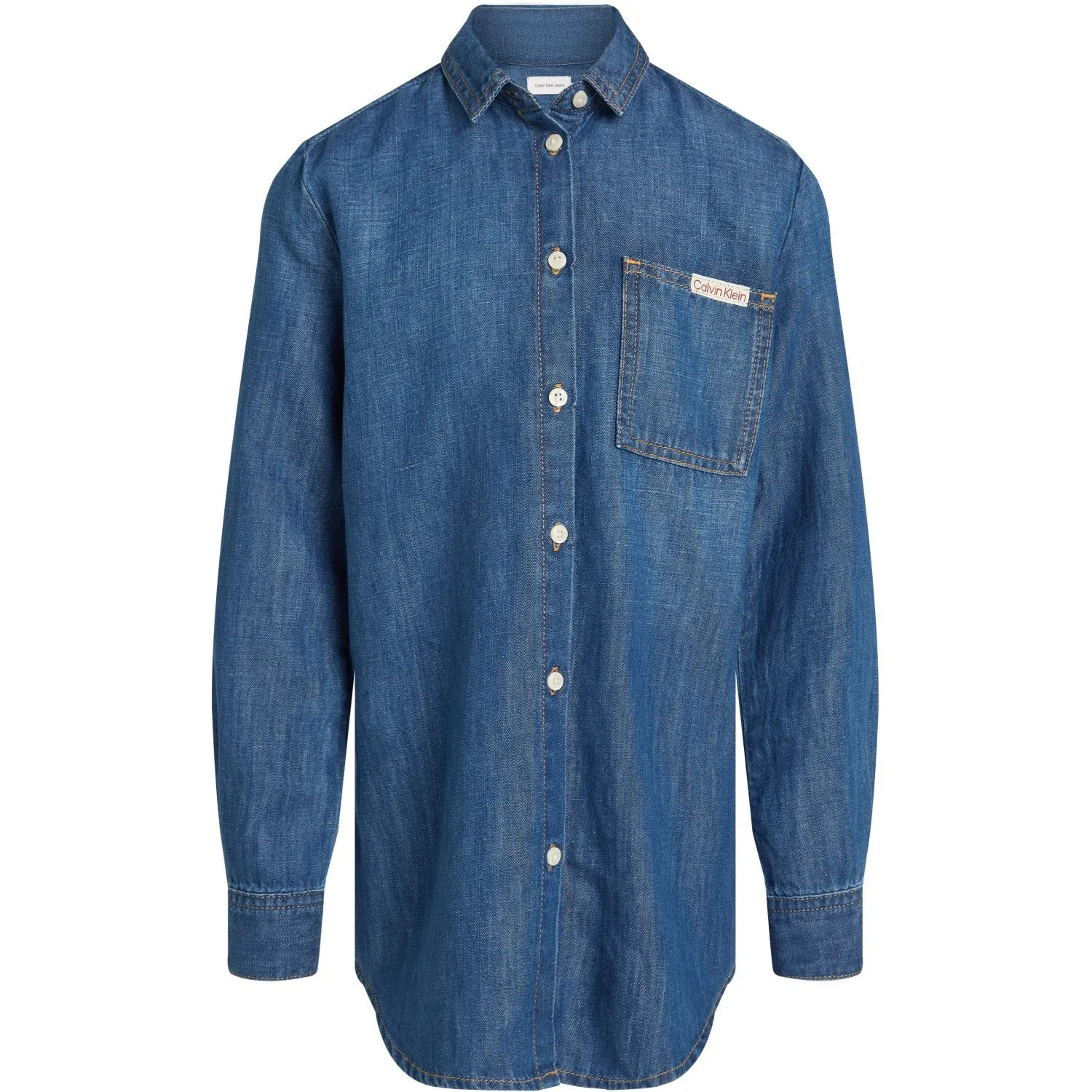 Calvin Klein Mid Serenity Denim Lw Mid Serenity Shirt Lavish Famous