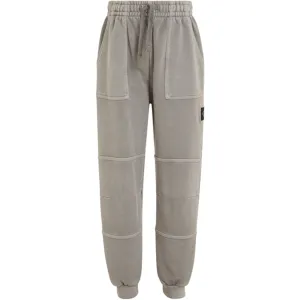 Calvin Klein Mineral Dye Badge Jogger Pants Ck Black International Design