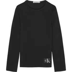 Calvin Klein Modern Waffle Blouse Black Desirable Desirable