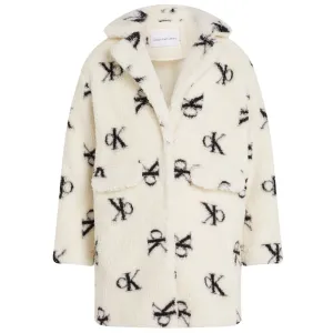 Calvin Klein MonAndram Aop Ivory Teddy Aop Coat Magnetic Retro