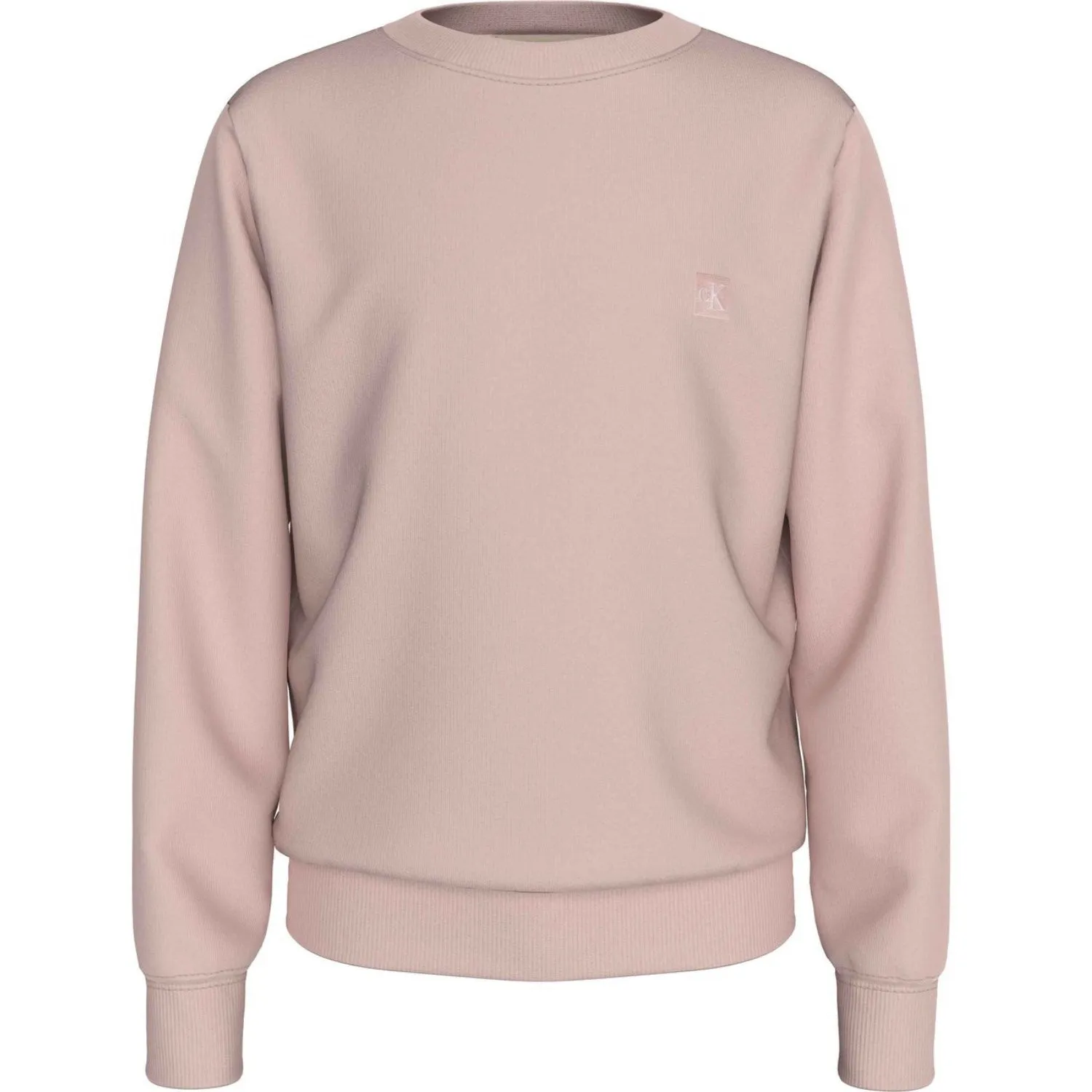 Calvin Klein Peach Whip Mono Mini Badge Reg Cn Crewneck Excellence Respected