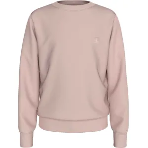 Calvin Klein Peach Whip Mono Mini Badge Reg Cn Crewneck Refined Precious