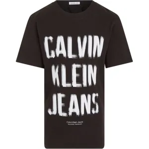 Calvin Klein Pixel Logo Relaxed T-Shirt Ck Black Revered Cutting-edge