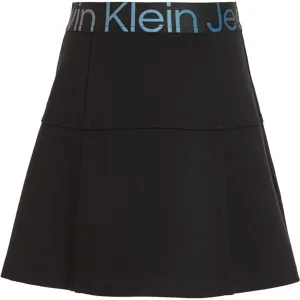 Calvin Klein Punto Tape Skirt Ck Black Enchanting Sublime