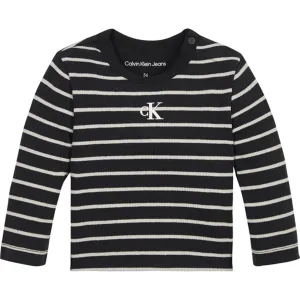 Calvin Klein Rib Stripe Blouse Black Stripe Pioneer Sublime