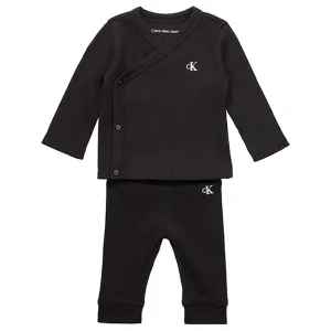 Calvin Klein Ribbed Tracksuit Black International Stylish