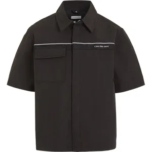 Calvin Klein Ripstop Tape Shirt Ck Black Prized Avant-garde