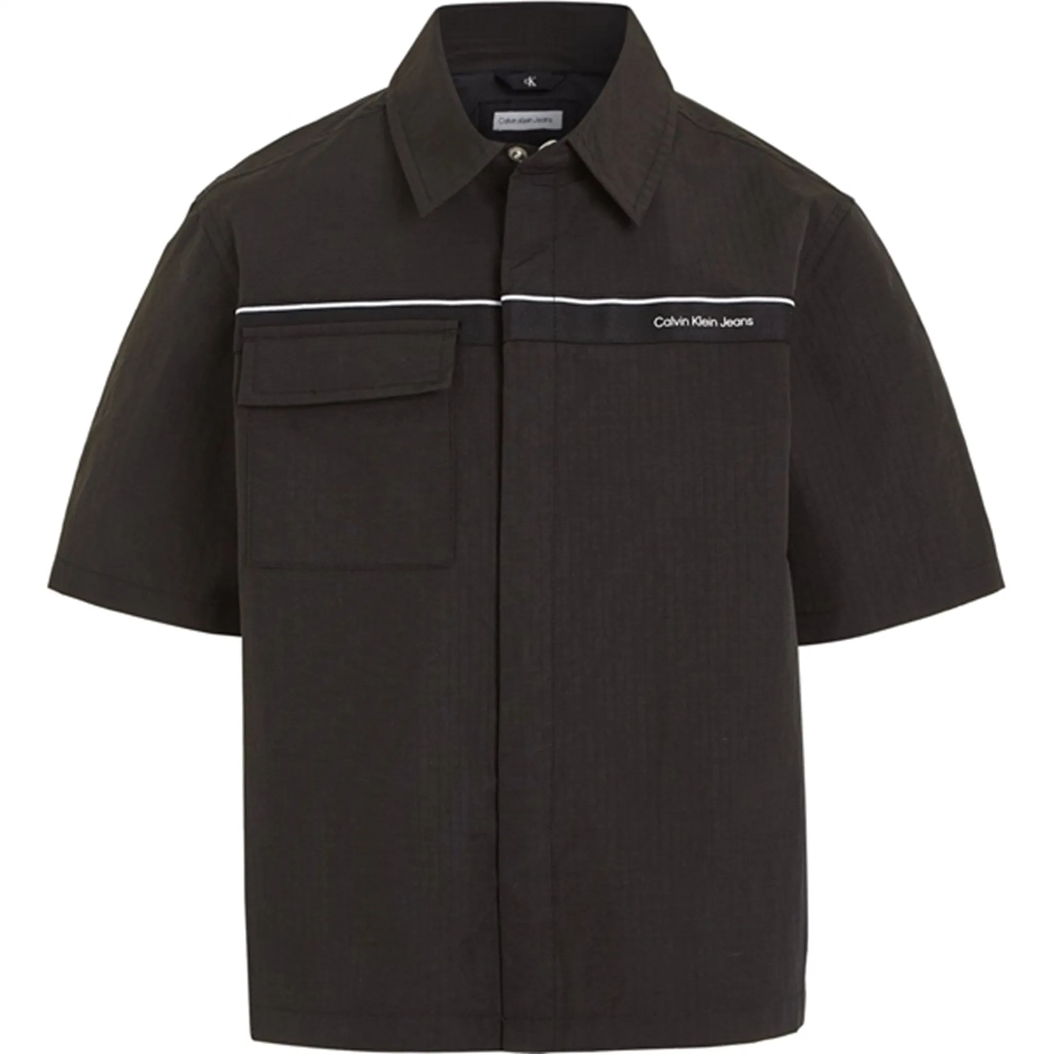 Calvin Klein Ripstop Tape Shirt Ck Black Prized Avant-garde