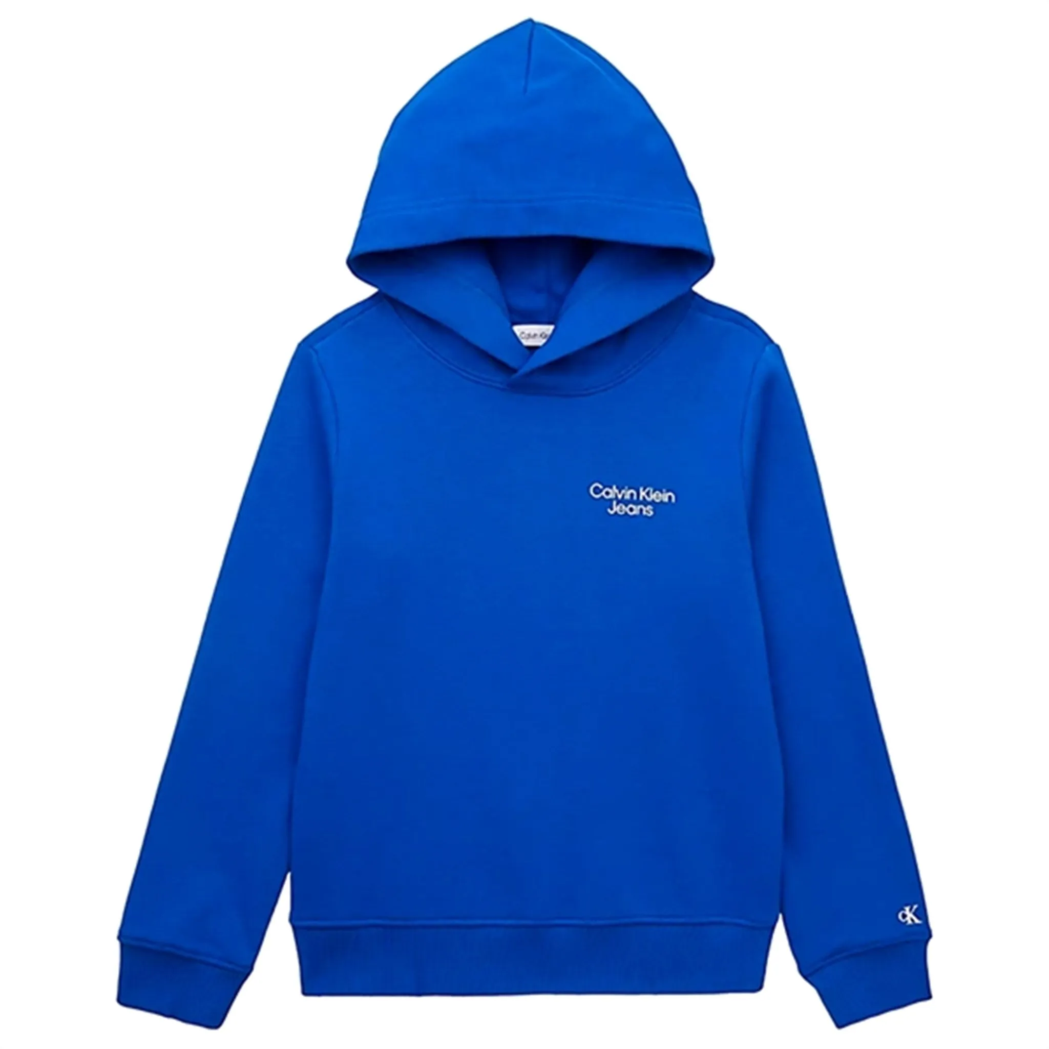 Calvin Klein Stack Logo Hoodie Ultra Blue Leadership Iconic Brand