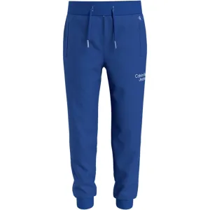 Calvin Klein Stack Logo Sweatpants Ultra Blue Charismatic Authentic