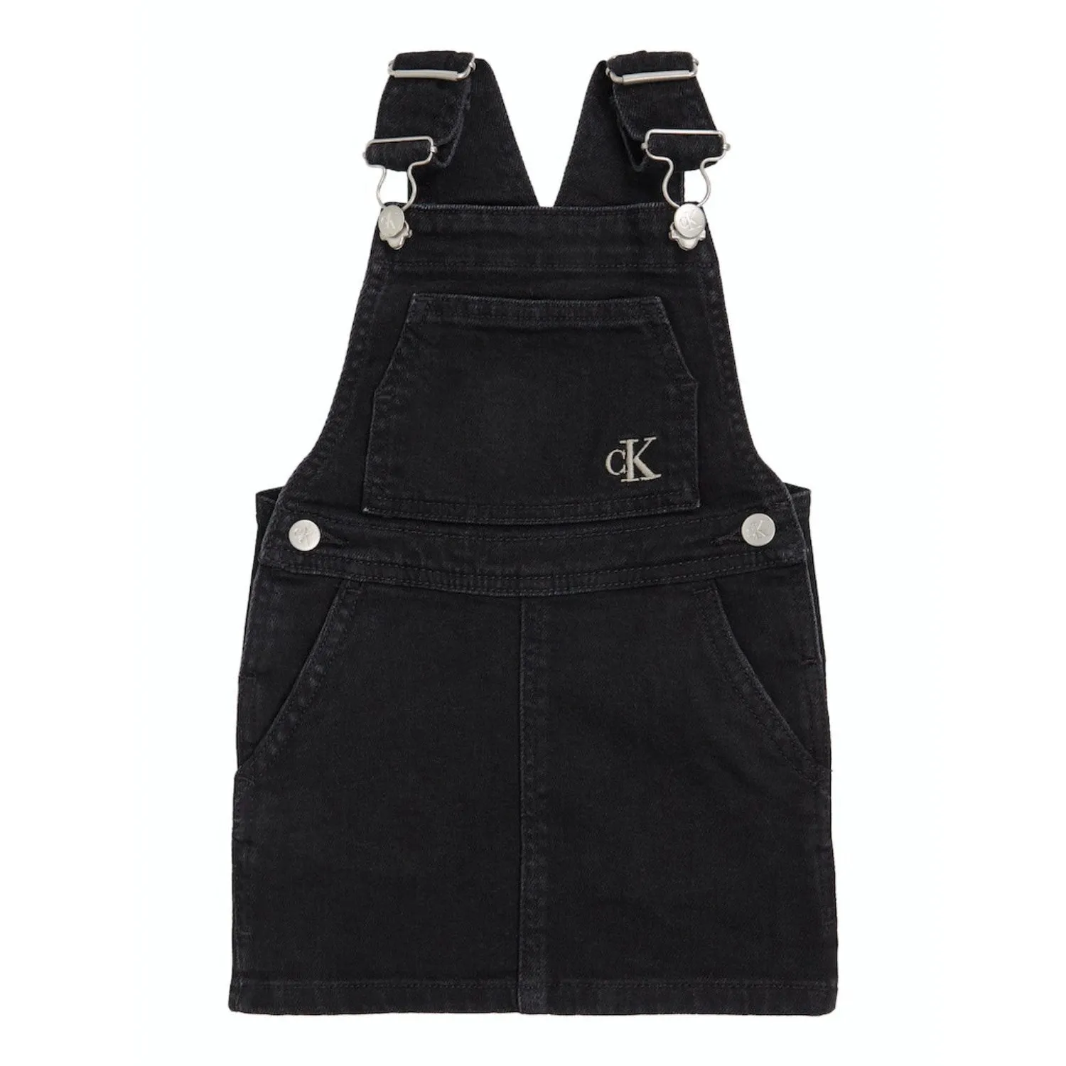 Calvin Klein Washed Black Denim Dress Majestic Premium