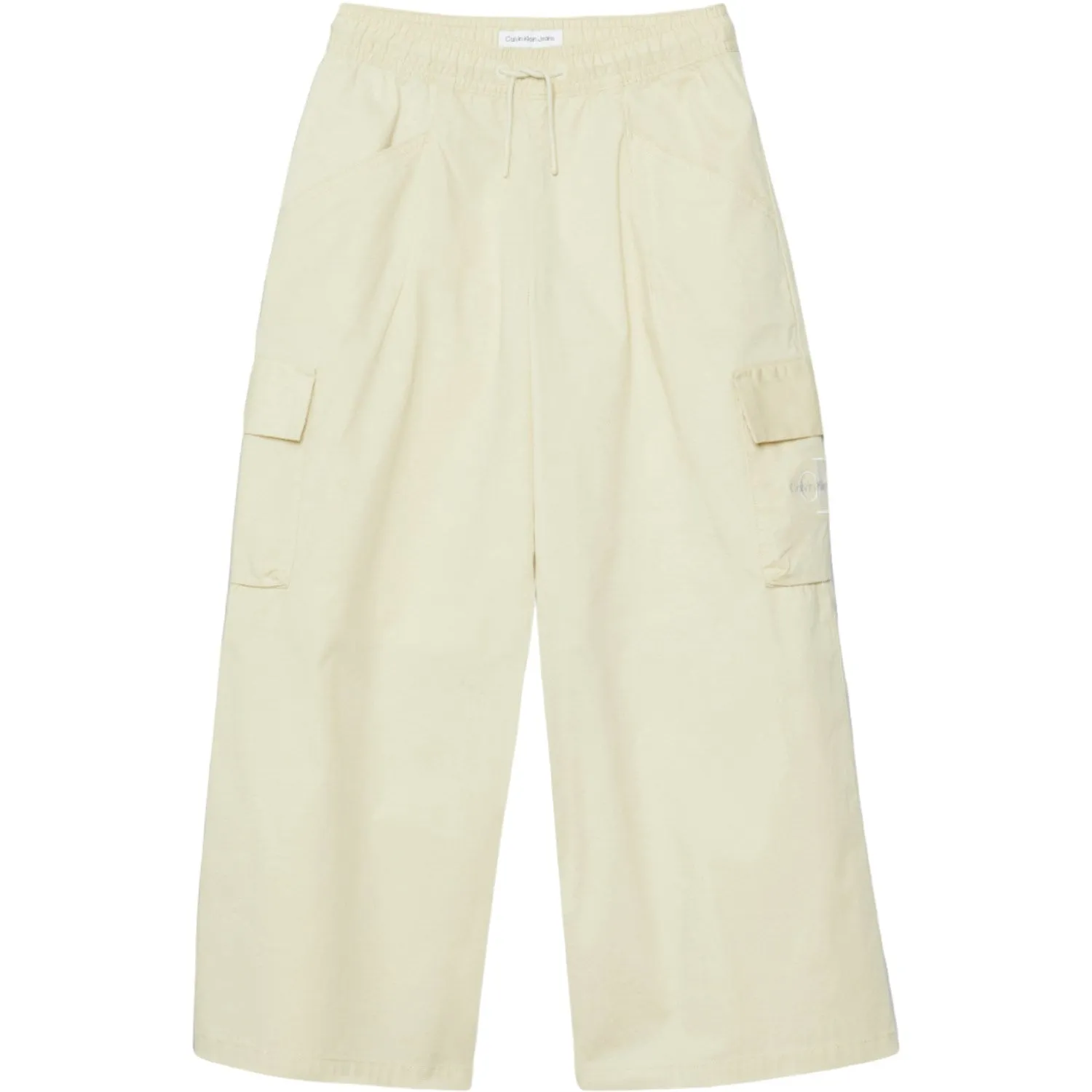 Calvin Klein Wide Leg Cargo Pants Green Haze Avant-garde Lavish