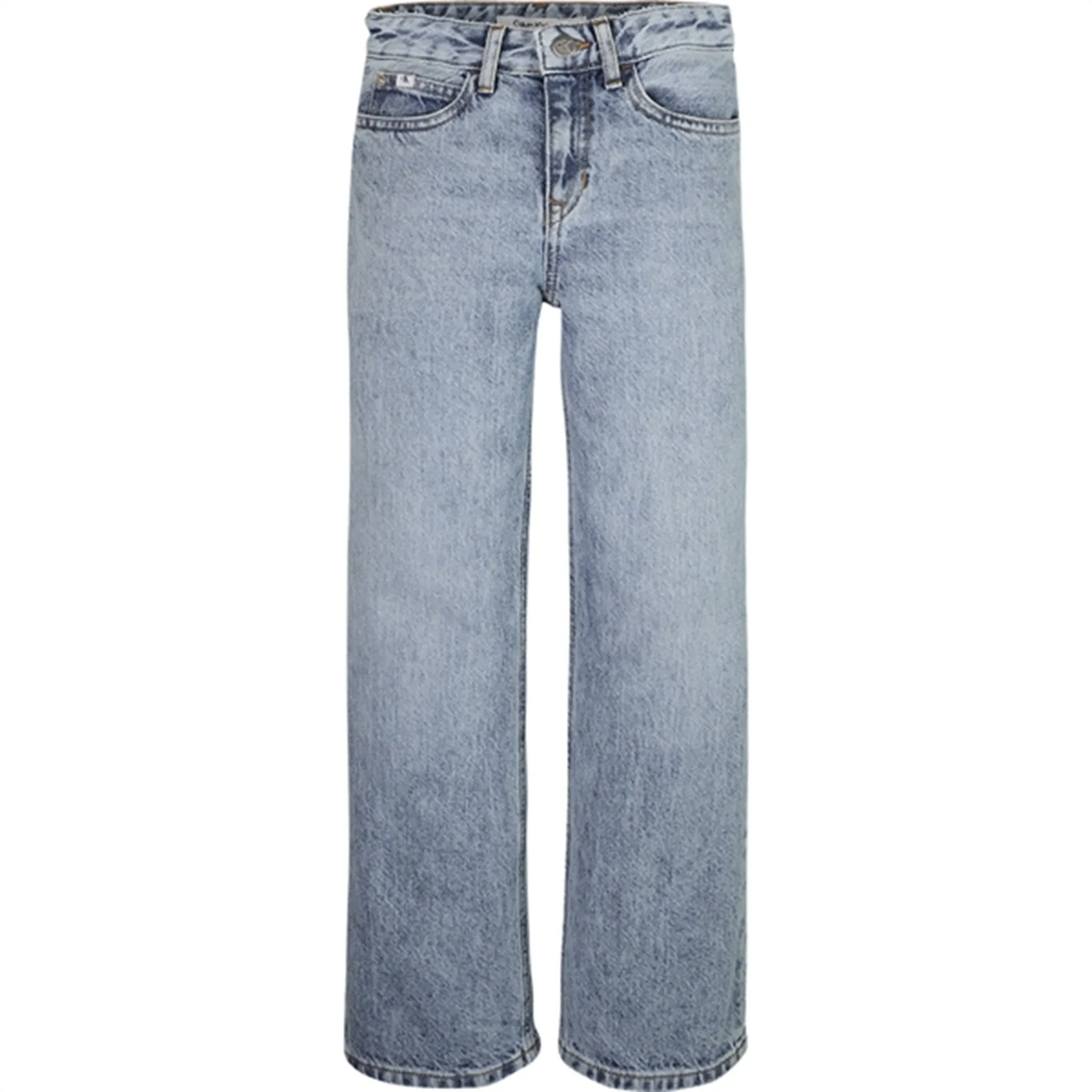 Calvin Klein Wide Leg Pants Salt Pepper Light Durable Enchanting