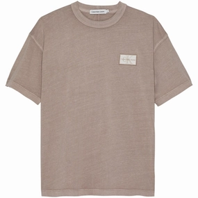 Calvin Klein Badge Mineral Dye T-Shirt Shitake Rare Enchanting