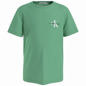 Calvin Klein Chest Monogram T-shirt Neptunes Wave Retro Ethereal