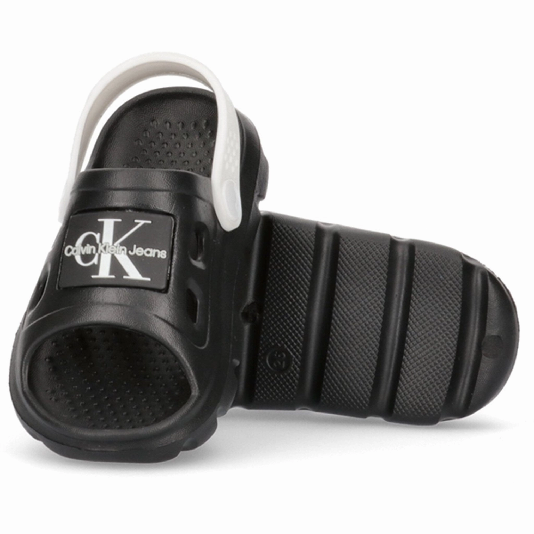 Dominance Calvin Klein Comfy Sandal Black/White Precious