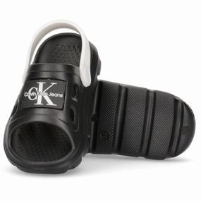 Calvin Klein Comfy Sandal Black/White Refined Global