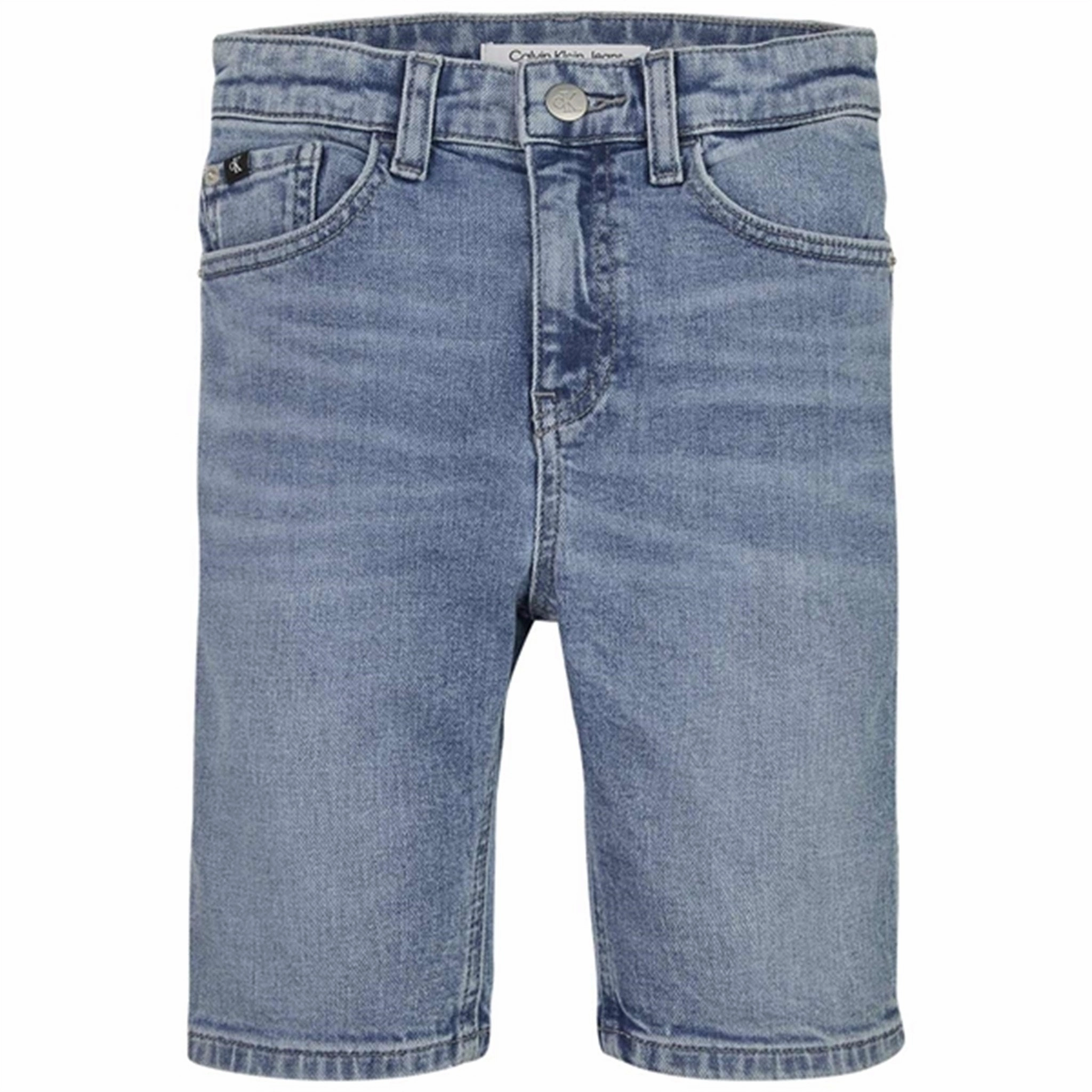 Calvin Klein Denim Shorts High Visual Blue Craftsmanship Gem