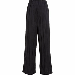 Calvin Klein Festive Plisse Pants Ck Black Style Pioneer