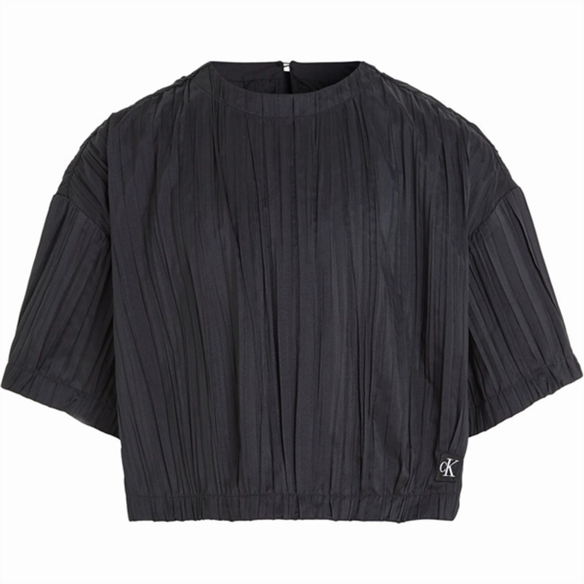 Modern Calvin Klein Festive Plisse T-Shirt Ck Black Unique