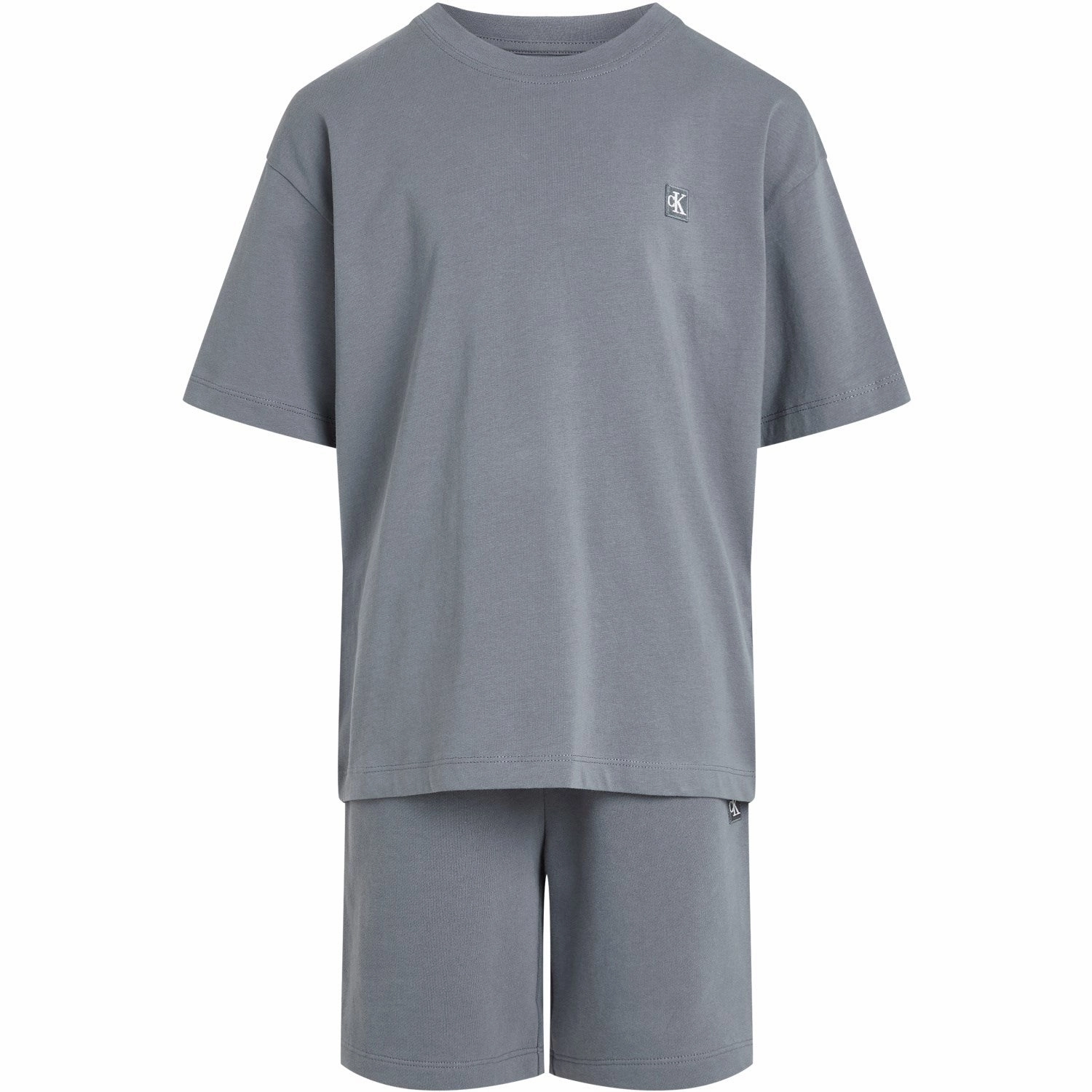 Appealing Calvin Klein Grisaille T-Shirt/Shorts Relaxed Set Innovation