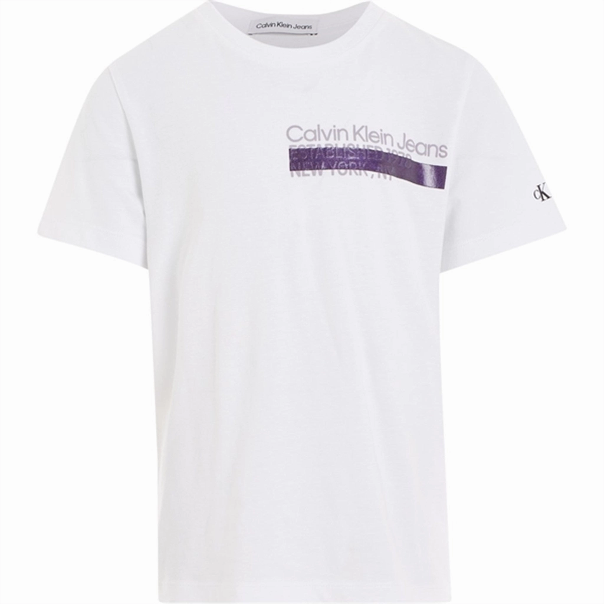 Calvin Klein Hero Mini Logo T-Shirt Bright White International Responsible