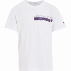 Calvin Klein Hero Mini Logo T-Shirt Bright White International Responsible