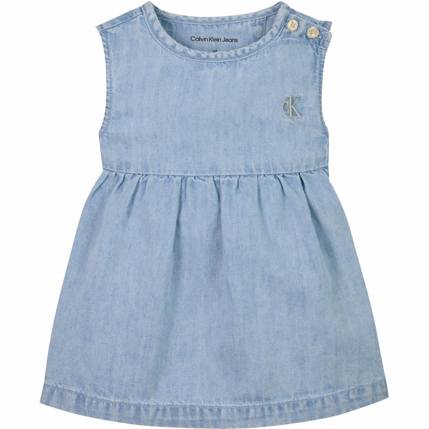 Majestic Calvin Klein Light Serenity Denim Lw Light Serenity Flare Dress Elite