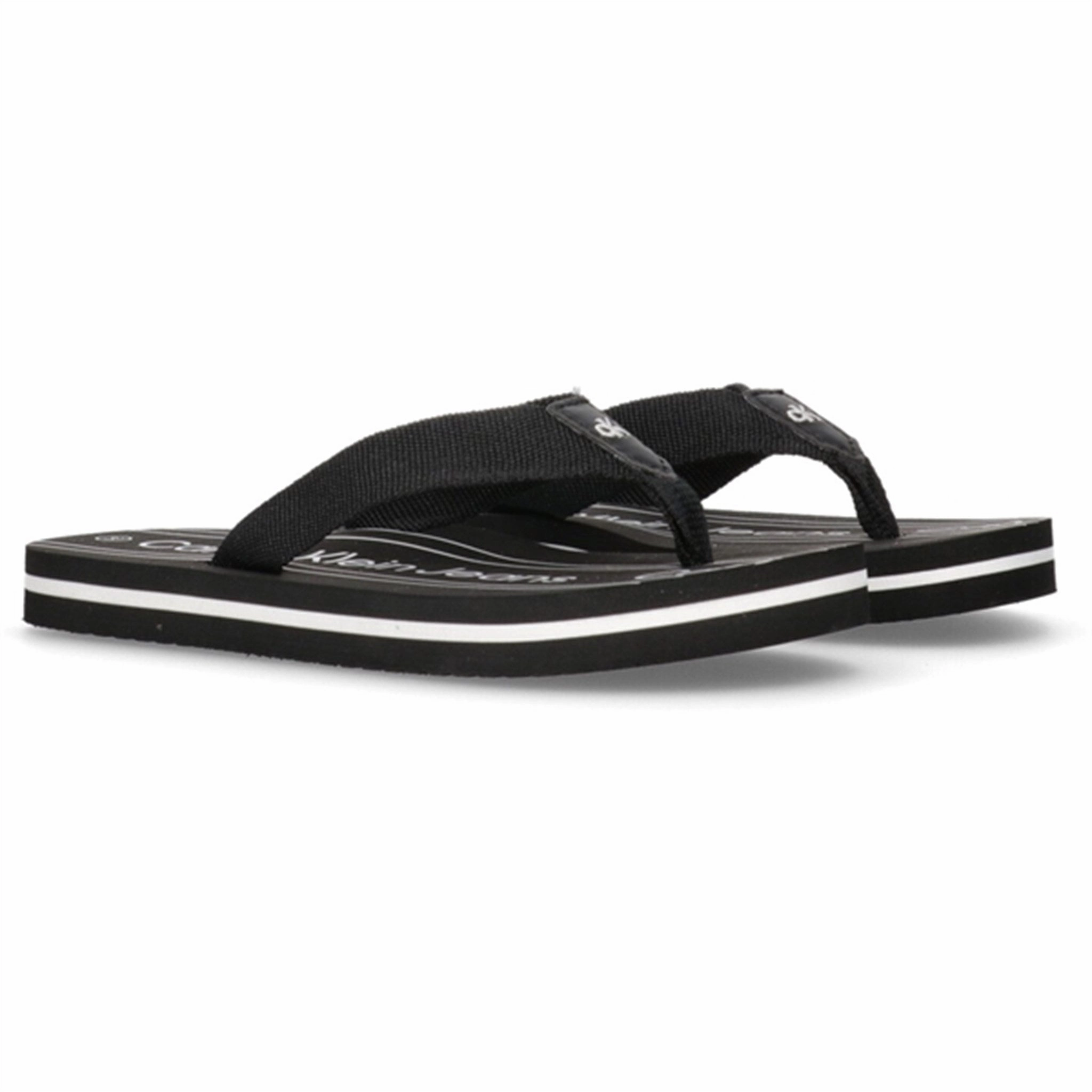 Calvin Klein Logo Flip Flop Black Durable shoes